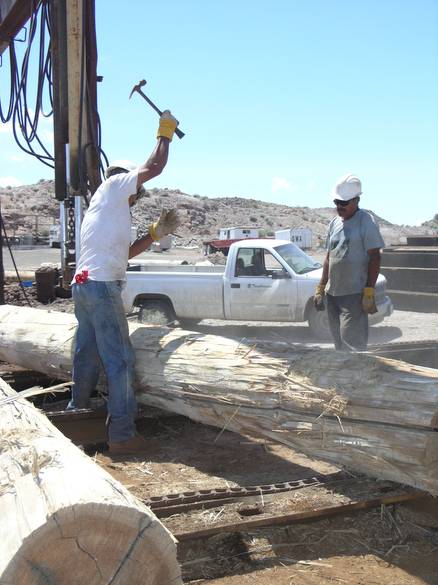 Pulling Metal out of Trestle Piling